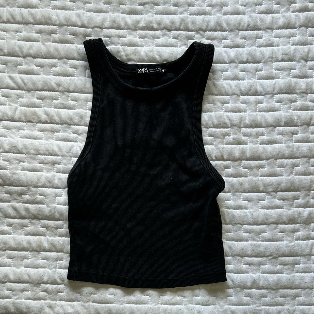 Zara black tank